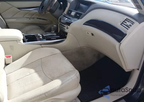 2013 Infiniti M37X z USA, uszkodzony, nr VIN JN1BY1ARXDM601275